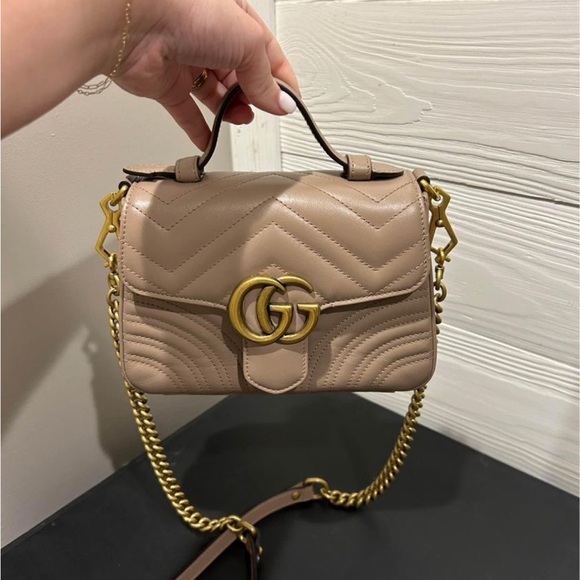 Gucci Mini Marmont Top Handle - Picture 2 of 4